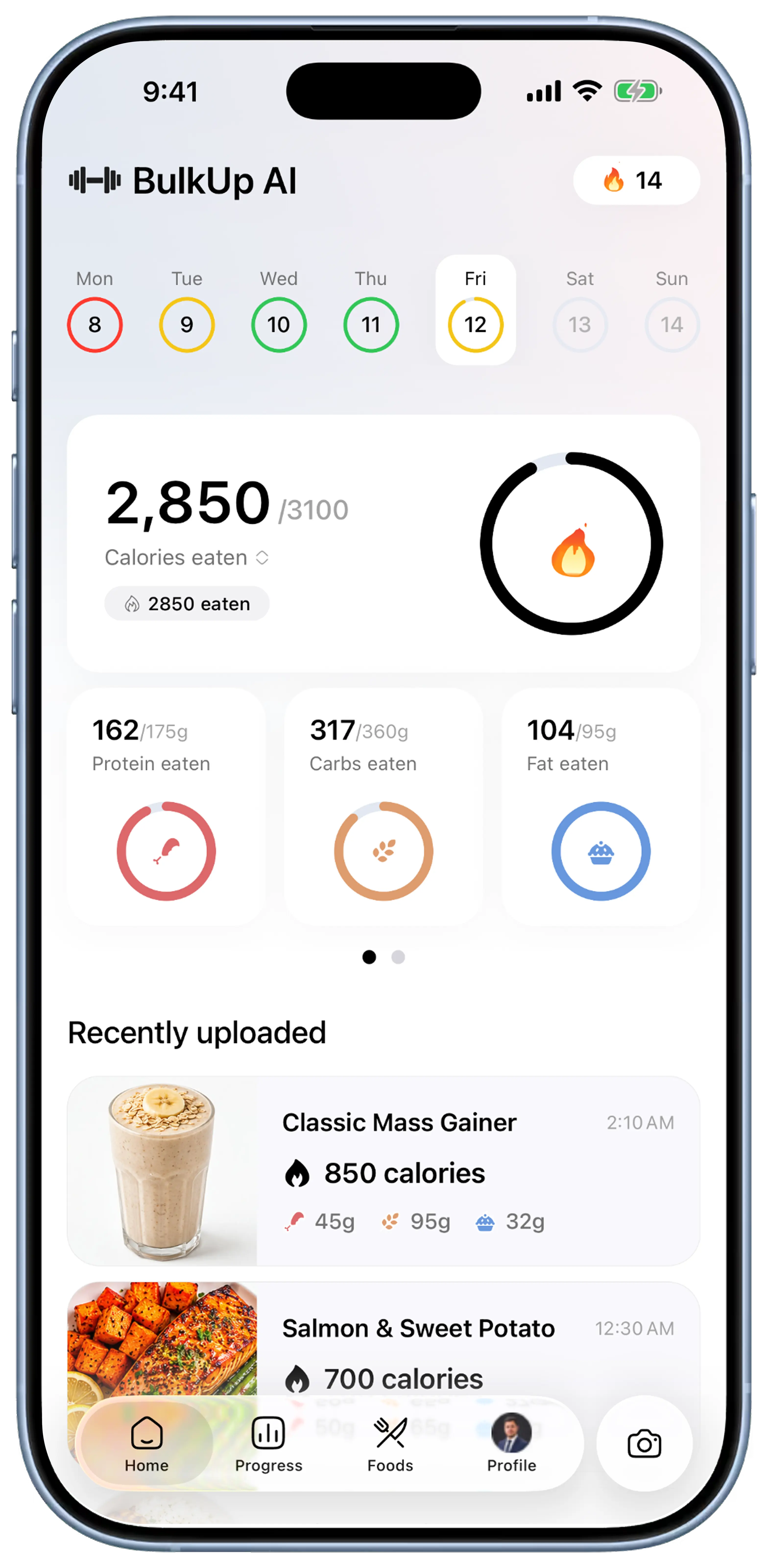 BulkUp AI Mobile Screenshot 2