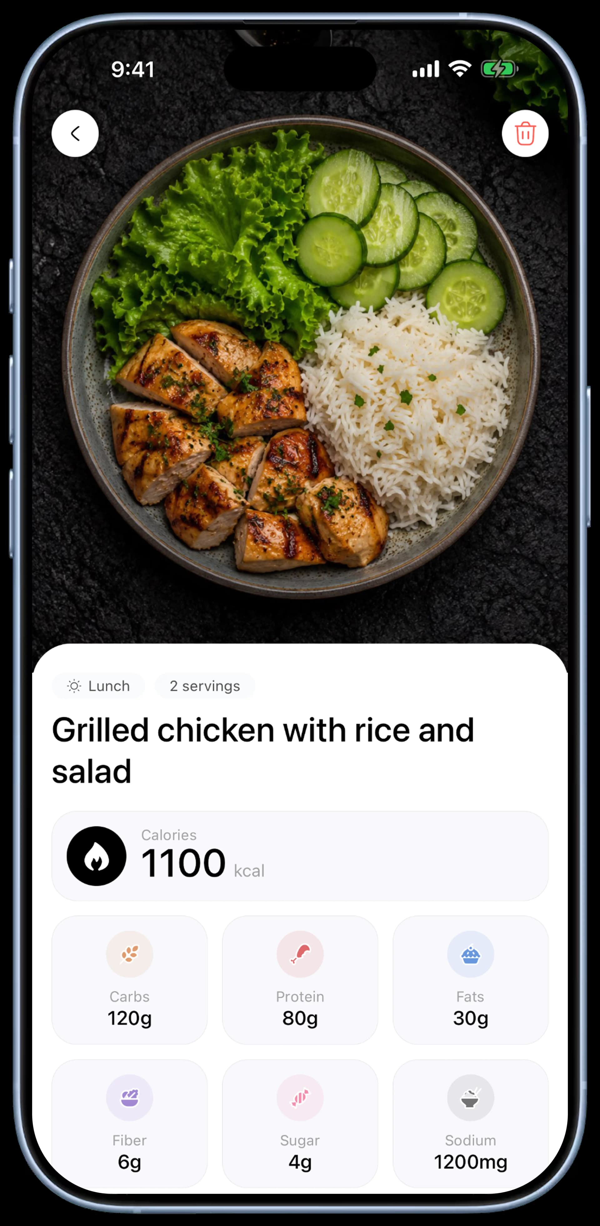 BulkUp AI Mobile screen 3